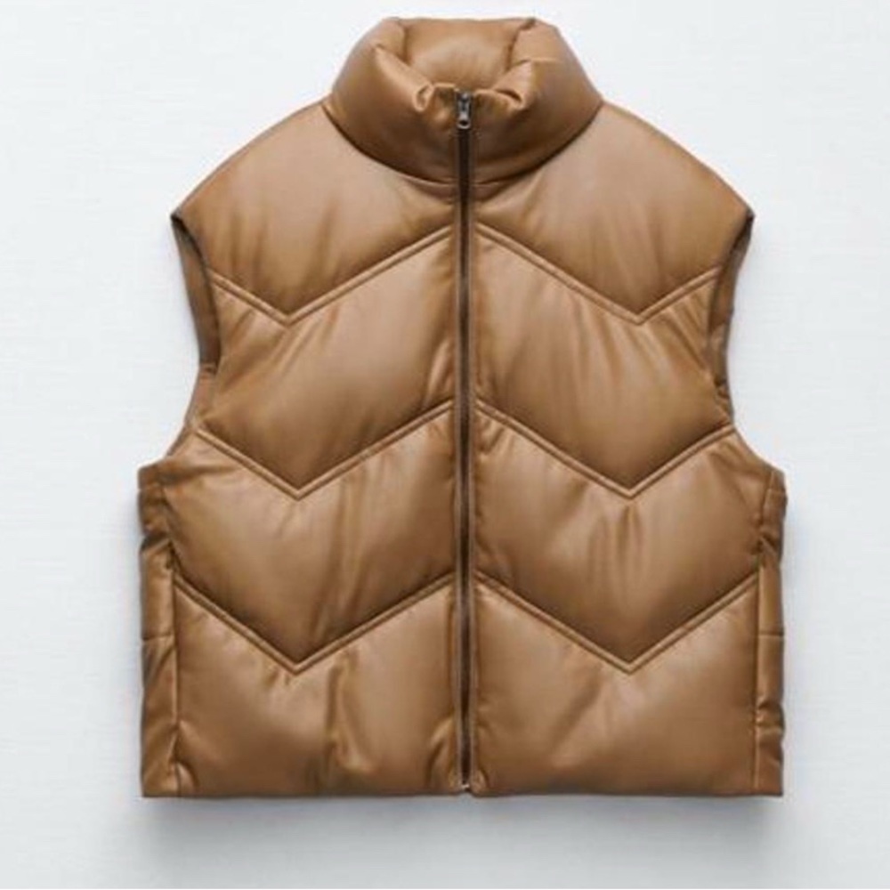 Zara Women's Tan Gilet